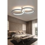 Duru Modern Tasarım Beyaz Renk Salon Mutfak Hol Beyaz LED 2 Li Avize - Metal