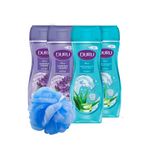 Duru Moods Deniz Mineralleri&aloe Vera + Lavanta & Yasemin Duş Jeli Duş Lifi İle Birlikte 4X450 Ml 22122021