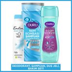 Duru Nem Bombası Kepeğe Karşı Şampuan 400 Ml&duru Body Scrub Ice Light Duş Jeli&emotion Deodorant