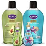 Duru Organik Zeytinyağlı Avokado & Okyanus Sıvı Sabun Seti 2X1,5 Lt - 2X500 Ml