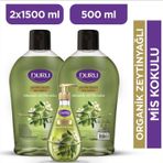 Duru Organik Zeytinyağlı Zeytin Çiçeği Sıvı Sabun 1,5+1,5+500ML