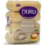 Duru Saf ve Doğal Argan Kil 4x70 gr Güzellik Sabunu