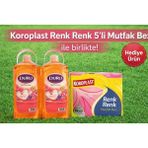 Duru Sıvı Sabun Bahar Çiçekleri 3 Litre x 2 Adet Koroplast 5'li Mutfak Bezi ile - 1