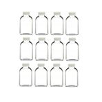 Durucam 12 Adet Cam Kavanoz Oda Kokusu Şişesi Küçük Vazo Kapaklı 12x50ml - 50 ml