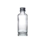 Durucam 50 ml gümüş metal Kapaklı tıpalı Hediyelik Shot Şişesi 50 Cc Kolonya Koku Süs Küçük Cam Şişe 6 Adet