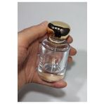 Durucan (1 Adet) Cam Yeniden Doldurulabilir Sprey Kolonya Parfüm Şişesi 50 Ml - gold renk kapaklı Boş Şişe