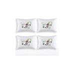 DuruClass Home Yastık Silikon Elyaf Dolgulu 4’lü Paket Adeti 1000 gr 1.sınıf dolgu malzemesi – Otel Tipi Yumuşak Uyku Yastığı - 50 × 70 cm - Beyaz
