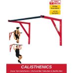DURUH SPOR Calisthenics Duvar Tipi Barfiks Ve Takla Barı | Pull And Bar Yerli Üretim 150 kg Taşıma Kapasitesi