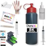 Duruınk Canon E414/E404/E484/E474 Yazıcı Uyumlu Kartuş Dolum Seti Siyah 2X100ML