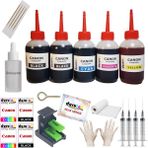 Duruink Canon IP2600 MP140 MP190 (Pg 37 cl 38) Kartuş Dolum Seti 5 Li Set 5X100ML Mürekkep - Renkli