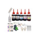 Duruink Canon Pixma E3440 PG46 CL56 Yazıcı Uyumlu Kartuş Dolum Seti 5 Li Set 5x100 ml Mürekkep