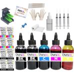 Duruink Duruınk Canon TS7550I PG595 CL586 Kartuş Dolum Seti 5 Li Set 5X100ML Renkli Mürekkep - Siyah