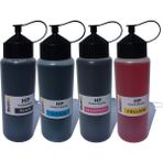 Duruink Hp Bitmeyen Kartuşlu Tanklı Yazıcı Uyumlu 4x500 ml Mürekkep Seti - 4 Renk - Renkli