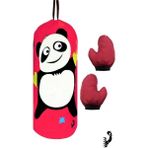 Durukar Çocuk Boks Kum Torbası Eldiven Dahil 2-6 Yaş Panda Pembe