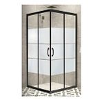 Durul Box 90x140 cm 5 mm Siyah Kumlama Duşakabin Camı