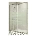 Durul H180 K4IDAC148 4 mm Çizgili 148 cm Duşakabin