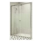 Durul H180 K4IDAC150 4 mm Çizgili 150 cm Duşakabin