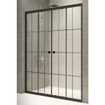 Durul H180 KIDA4MMT123 4 mm Siyah Çizgi 123 cm Duşakabin