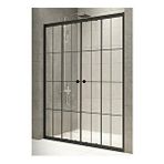 Durul H180 KİDA4MMT153 4 mm Siyah Çizgi 153 cm Duşakabin