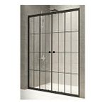 Durul H180 KİDA4MMT199 4 mm Siyah Çizgi 199 cm Duşakabin