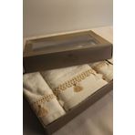 Durul İpekçe Havlu Set 3lü Aden Kutulu 30X50