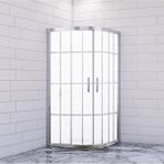 Durul Oval Kumlama Karomat Desen 5mm Yükseklik 190 cm 90x90 cm Duşakabin