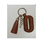 Durush Collection Anahtarlık Hakiki Deri "o" Harfi (HAND MADE) Taba Tek Ebat
