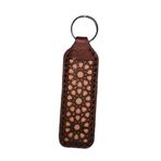 Durush Collection Gerçek Deri Lazer Kesim, El Dikişi Anahtarlık (hand Made) Tek Ebat