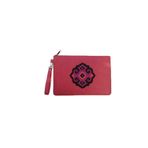 Durush Collection Kilim Desenli Keçe Portföy-Clutch Çanta taba M
