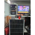 Dürüst 600 Watt Taşınabilir Güneş Enerjili Solar Sistem TV Monokristal Panel ile