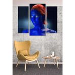 Düş Duvarı 3 Parça Avatar İnsan Desenli MDF Duvar Tablosu