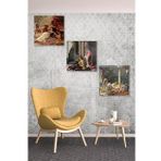 Düş Duvarı 3 Parça Osmanlı Haremi Desenli MDF Duvar Tablosu