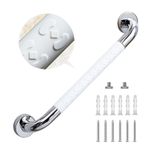 Duş Kolu 40cm, LMYJ Küvet ve Duşlar için Tutunma Çubukları, Kaymaz Güvenli Banyo Tutma Yeri, Engelliler için Denge Yardımı Yaşlı Yaşlılar Hamile Çocuklar Paslanmaz Çelik Korkuluk, Duş Kol Dayama yeri