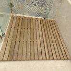 Duş Paspası Dayanıklı Banyo Duş Paspası - Pürüzsüz Yüzey Büyük Duş Paspası - 21 23 25 27 29 İnç Genişlik - Giriş/Ev/İç Mekan için Kaymaz Pratik Duş Paspası (Boyut: 25x31 inç (63,5x78,7 cm))