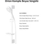 Duş Seti Sürgülü, Orion, Beyaz