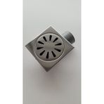Dus Yer Suzgecı Metal Kapaklı Koku Onleyıcılı Yandan Cıkıslı 10X10cm