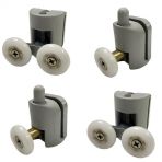 Duşakabin Tekerleği Rulman 4 Lü Set Gri Teker Çapı 22 Mm