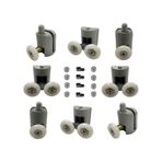 Duşakabin Tekerleği Rulman 8 Li Set Teker Çapı 24 Mm Gri
