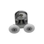 Duşakabin Tekerleği Tekeri Rulman Metal Gövdeli Üst Tekerlek Krom Teker Çapı 22 Mm