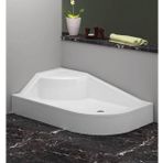 Duşakabincim 80x120 cm Asimetrik Sol Oval Oturmalı Duş Teknesi