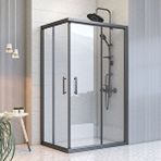dusakabincim Mira Aqua Dikdörtgen Duşakabin 90x100 Cm Şeffaf cam