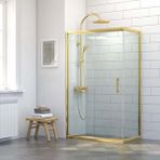 dusakabincim Shine Tempo Sabit Panelli Dikdörtgen Duşakabin 90x130 Cm Şeffaf cam