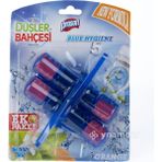 Düşler Bahçesi 3 Orange 2'li Wc Blok Mavi Su Ferahlığı ile Etkin Temizlik