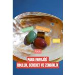 Düşler Bolluk Bereket Para Mıkntası Enerjisi Doğal Taş Tumble Seti (sitrin, Kaplangözü, Aventurin, Akik) DSNTSN00085