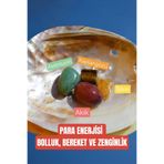 Düşler Bolluk Bereket Para Mıkntası Enerjisi Doğal Taş Tumble Seti (Sitrin, Kaplangözü, Aventurin, Akik)