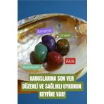 Düşler Kabus Ve Uyku Sorunu Doğal Taş Tumble Seti (ametist, Unakit, Akik, Aventurin) DSNTSN00085
