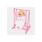 düşler oyuncak dünyası Pilli Müzikli ve Işıklı Sallanan Oyuncak Bebek - Şarkı Söyleyen Swing Angel Doll 24cm
