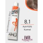 Düşük Amonyaklı Saç Boyası 60ML Açık Küllü Kumral 8.1