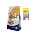 Düşük Tahıllı Kuzu Yaban Mersini Yetişkin Kedi Maması 1,5 Kg+Me-O Ton Balıklı Sıvı Kedi Ödülü 4X15gr