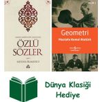 Düşün Yayıncılık Özlü Sözler + Geometri + Dünya Klasiği Hediye - Hayır